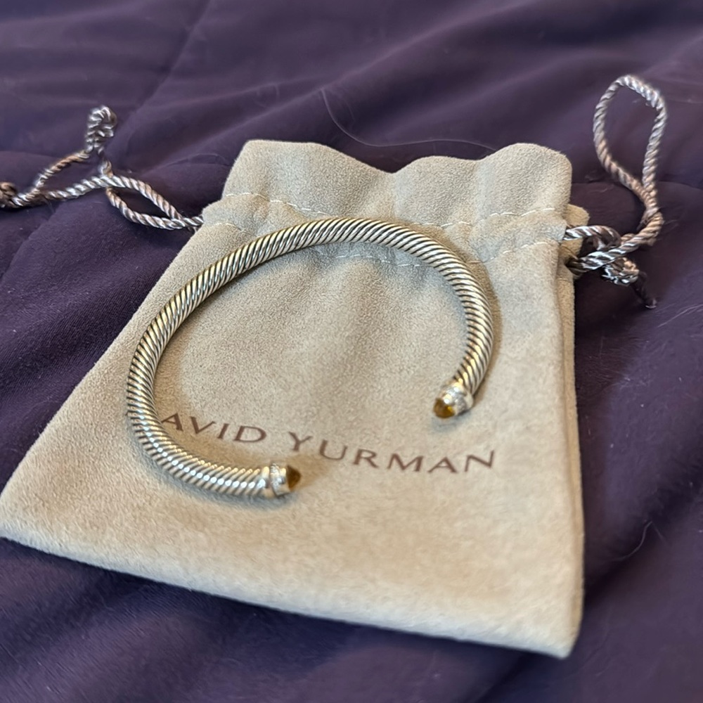 David Yurman 5mm lemon cable bracelet